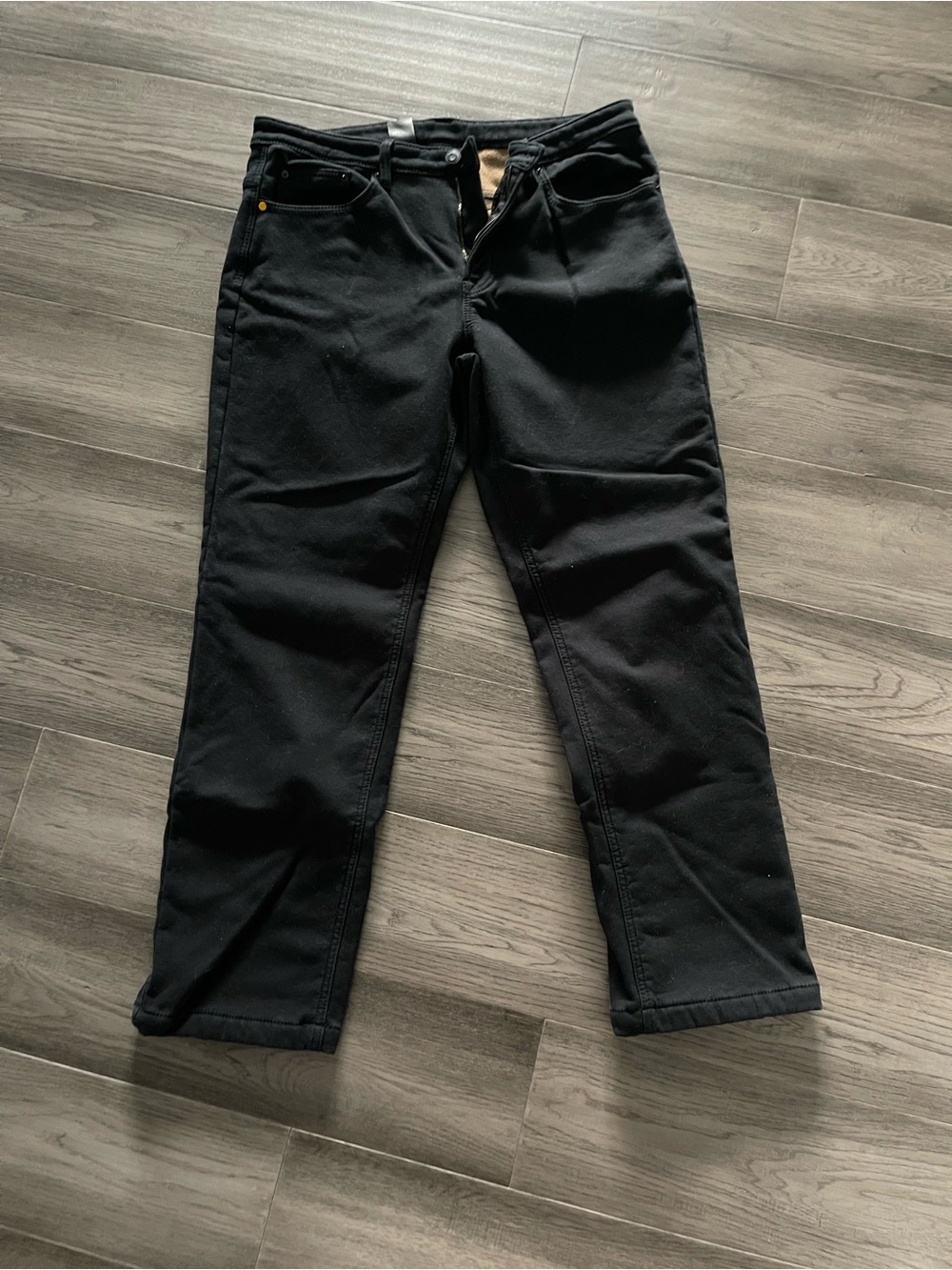 Men's Cat Straight Leg Black Pants - Classic Everyday Workwear Fit NWOT